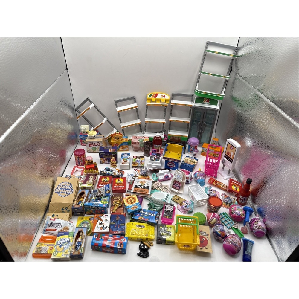 Huge ZURU 5 Surprise Mini Brands Lot Mixed Series‎ Food Candy Toys 80+ Pc